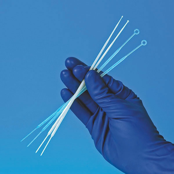 Impfschlingen Typ groß, 20 St. mit Nadel, blau Impfschlingen Typ groß, 20 St. mit Nadel, blau