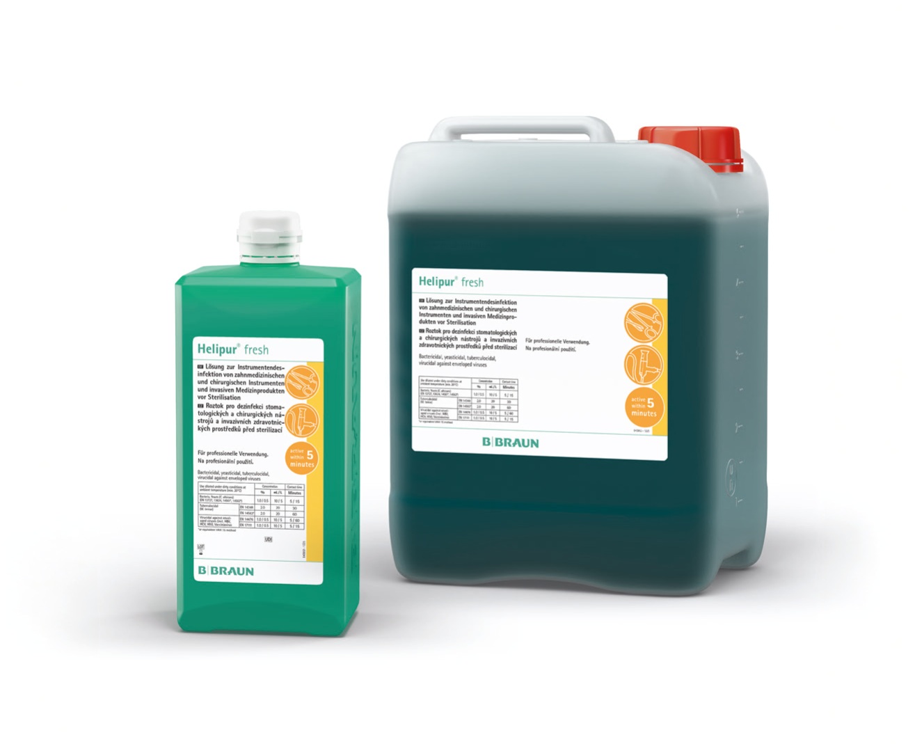Helipur® fresh - Reinigung und Desinfektion von Intrumenten