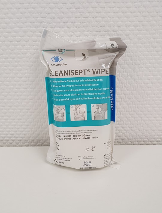 Cleanisept Wipes 100 St. u.a. für Ultraschallgeräte alkoholfrei - Nachfüllpack