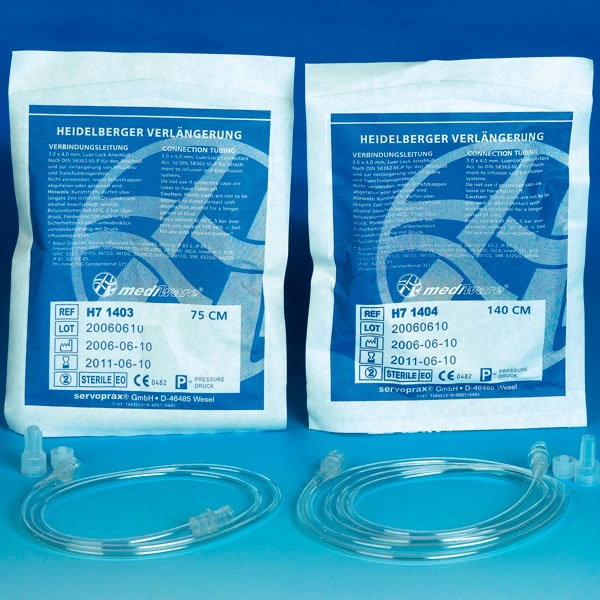 Heidelberger Verlängerung 140cm Infusionsschlauchverlängerung steril, Luer-Lock, 50 Stück Heidelberger Verlängerung 140cm Infusionsschlauchverlängerung steril, Luer-Lock, 50 Stück
