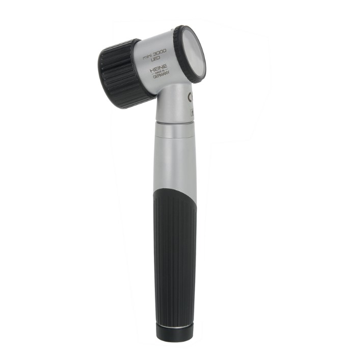 mini 3000 LED Dermatoskop mit Kontaktscheibe, Griff und 10ml