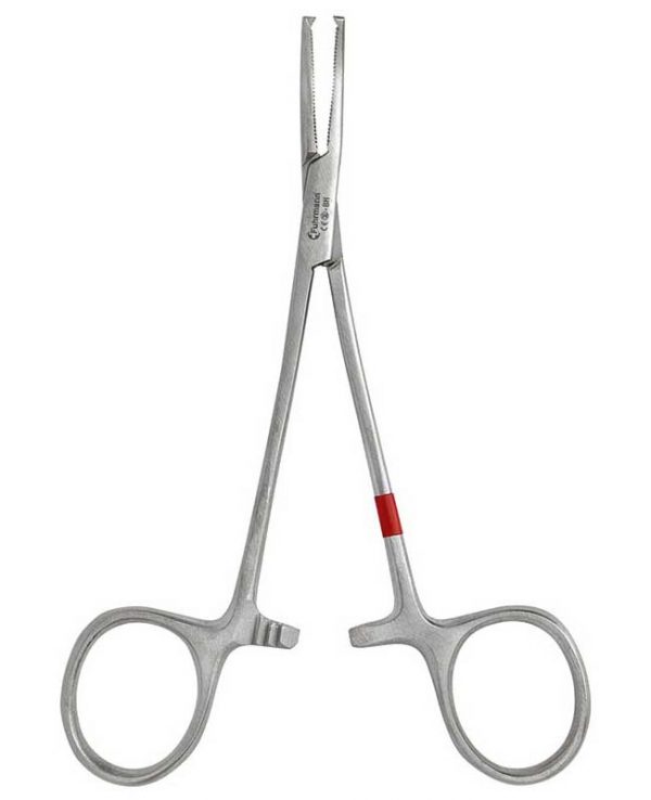 Einmal-Klemme chirurgisch 12,5cm, gebogen, Micro-Mosquito, 25 Stück, aus Metall Einmal-Klemme chirurgisch 12,5cm, gebogen, Micro-Mosquito, 25 Stück, aus Metall