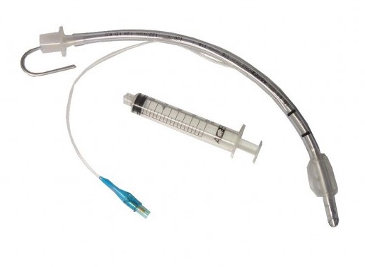 Endotrachealtubus mit Cuff, Set inkl. Mandrin und Blockerspritze, steril