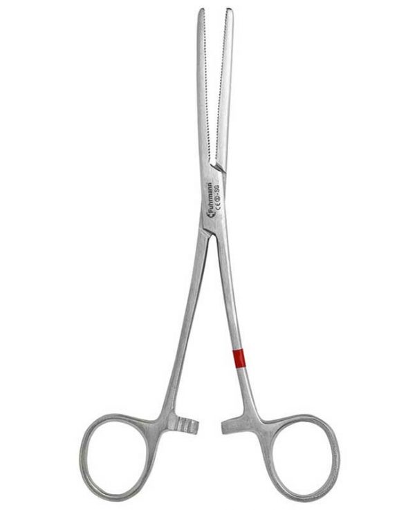 Einmal-Klemme anatomisch 18cm, gerade, Pean, 20 Stück, aus Metall Einmal-Klemme anatomisch 18cm, gerade, Pean, 20 Stück, aus Metall