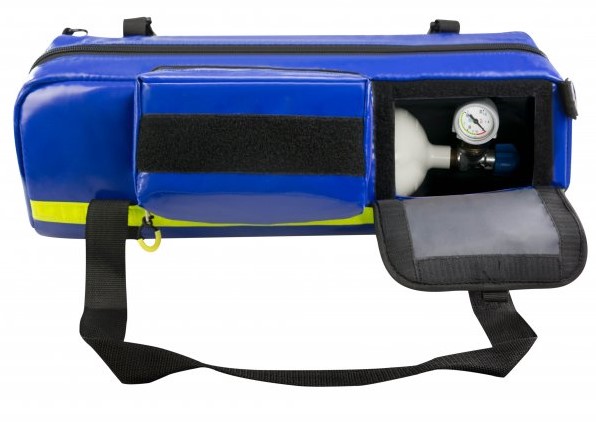 AEROcase® ProEMS Gr. L, Sauerstofftasche für O2-Flaschen bis zu 5 Liter, blau