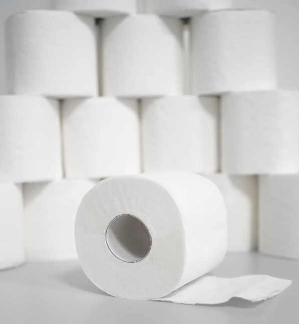 Toilettenpapier, 3-lagig, weiß 8 Rollen, aus Zellstoff *071340*