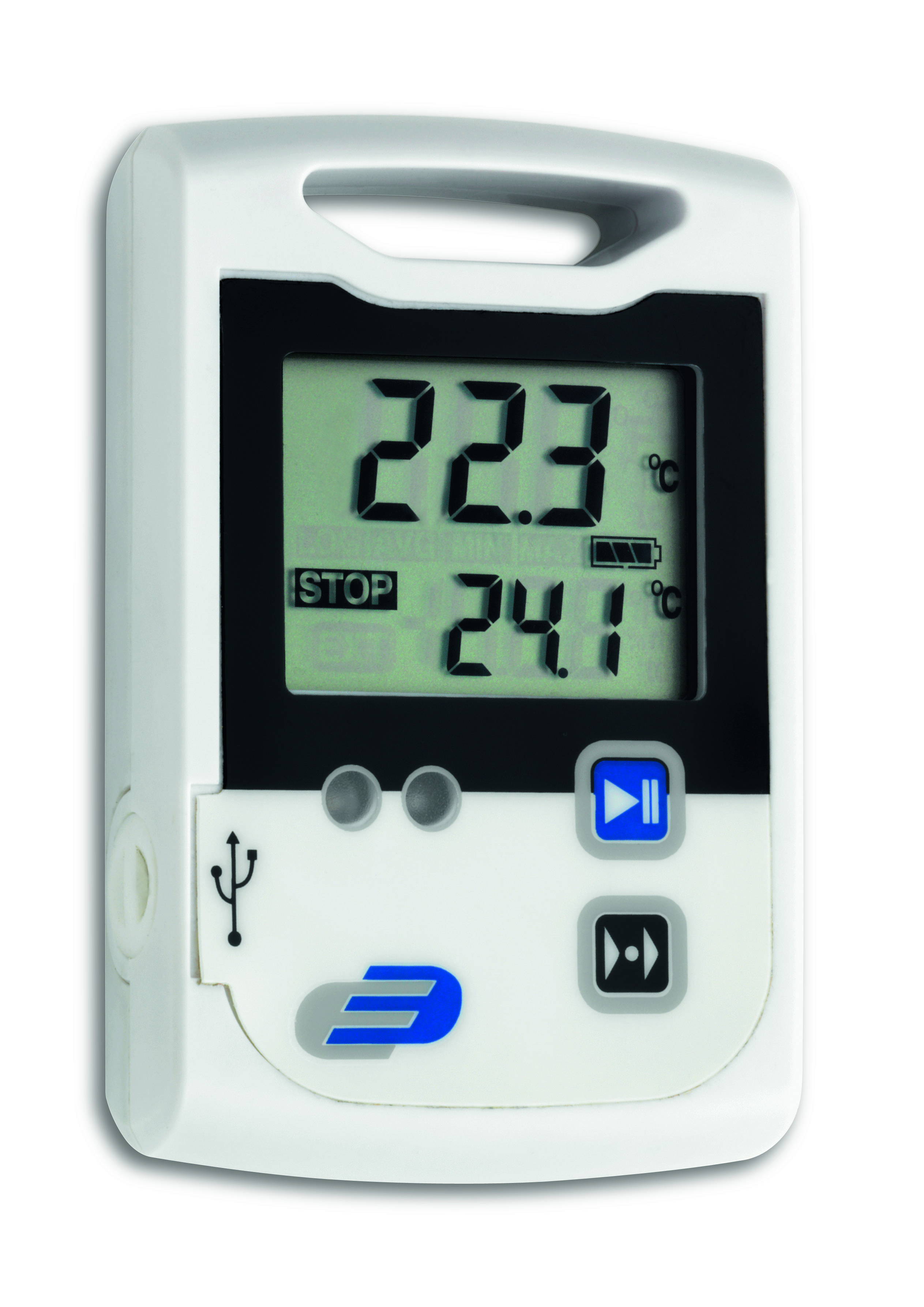 Log100 Temperaturlogger Starterset inkl. Datenkabel und Software, ohne externen Temperarturfühler Log100 Temperaturlogger Starterset inkl. Datenkabel und Software, ohne externen Temperarturfühler
