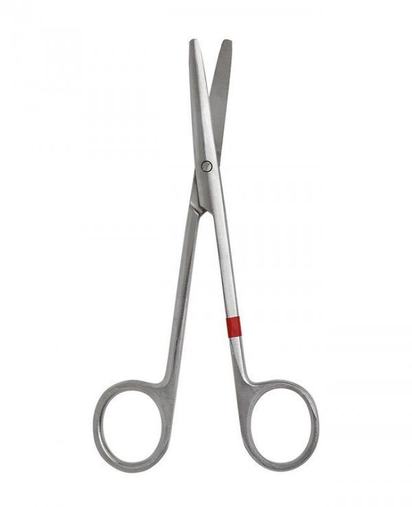 Einmal-Schere Metzenbaum 14,5cm, stumpf/stumpf, gerade 25 Stück, aus Metall