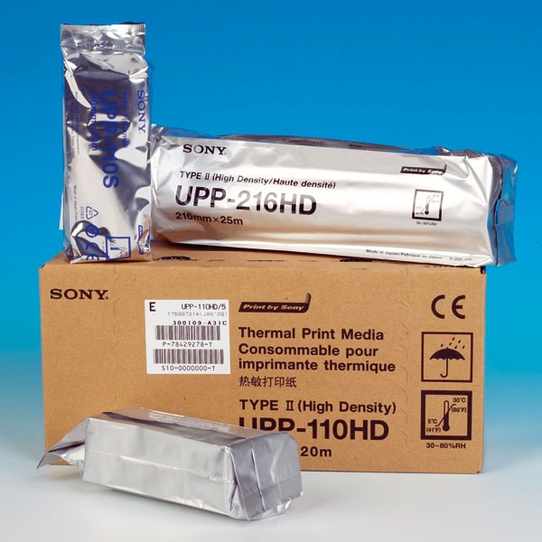 Printerpapier Sony UPP 110 HA, 1 Rolle, 110 mm x 18 m