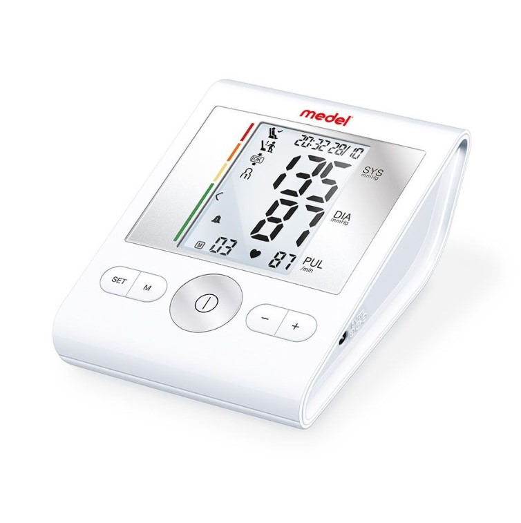 Medel Sense Oberarm-Blutdruckmessgerät mit Universalmanschette (22-42cm), vollautomatisch Medel Sense Oberarm-Blutdruckmessgerät mit Universalmanschette (22-42cm), vollautomatisch