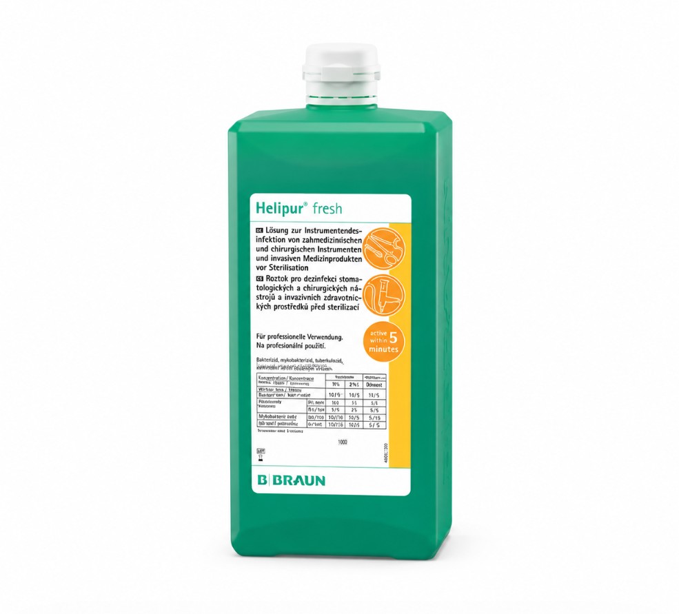 Helipur® fresh 1 Liter, zur Reinigung und Desinfektion von Intrumenten