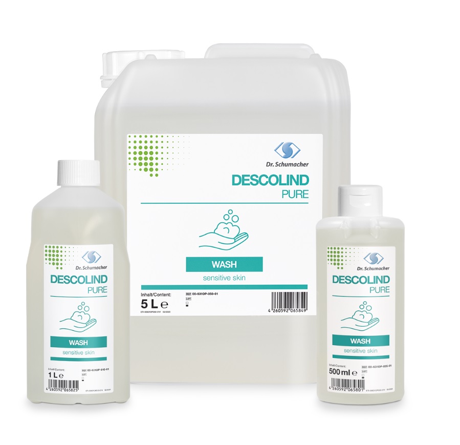 Descolind Pure Wash - Waschlotion für sensible Haut,  farb- und parfümstofffrei