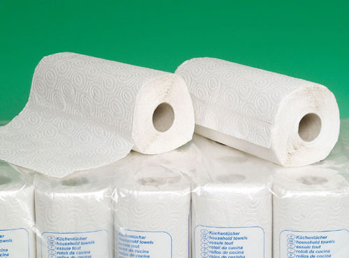 Küchenrollen 3-lagig, 4 Rollen á 64 Blatt (26 x 22cm) 14m / Rolle *175880*