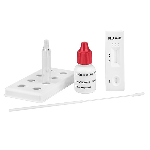 Cleartest light Influenza A + B, 10 Tests inkl. Zubehör, Antigen Grippe Schnelltest