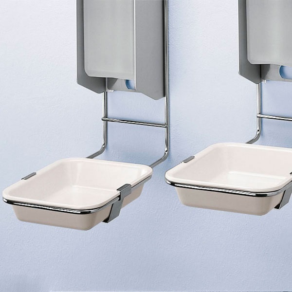 Schalenhalter für Seifen- und Desinfektionsspender