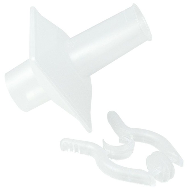 ECO-Bakterien-Viren-Filter-Set, 75 St. - mit ovalem Mundstück, Beisskante und Nasenklemme ECO-Bakterien-Viren-Filter-Set, 75 St. - mit ovalem Mundstück, Beisskante und Nasenklemme