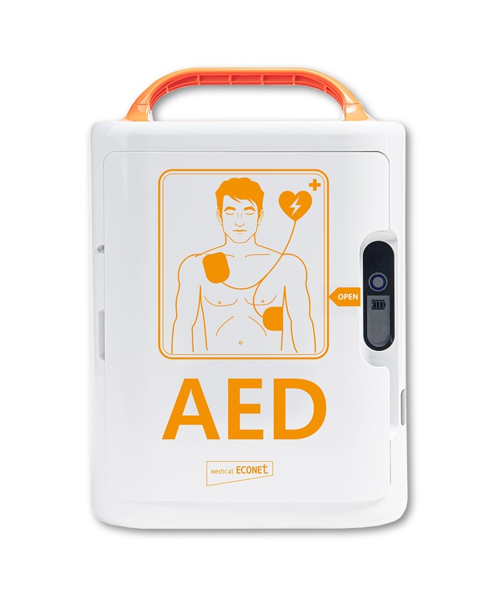 ECO Pad AED Defibrillator Vollautomat inkl. Batterie & Elektroden