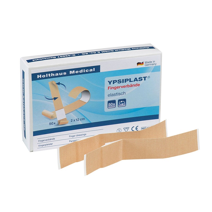 Ypsiplast Fingerverband 2x12cm hautfarben, elastisch, 100 St.