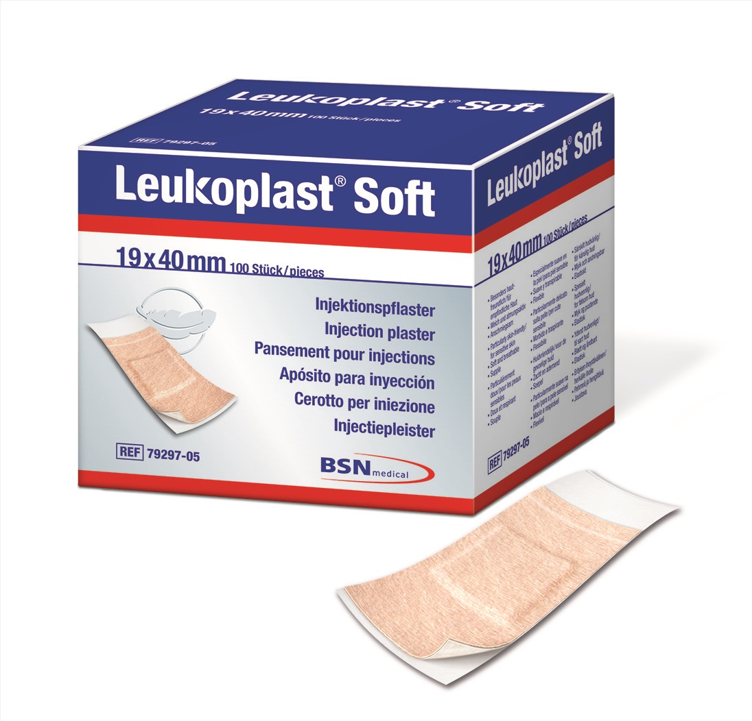 Leukoplast® Soft Injektionspflaster 19mm x 40mm, 100 St.