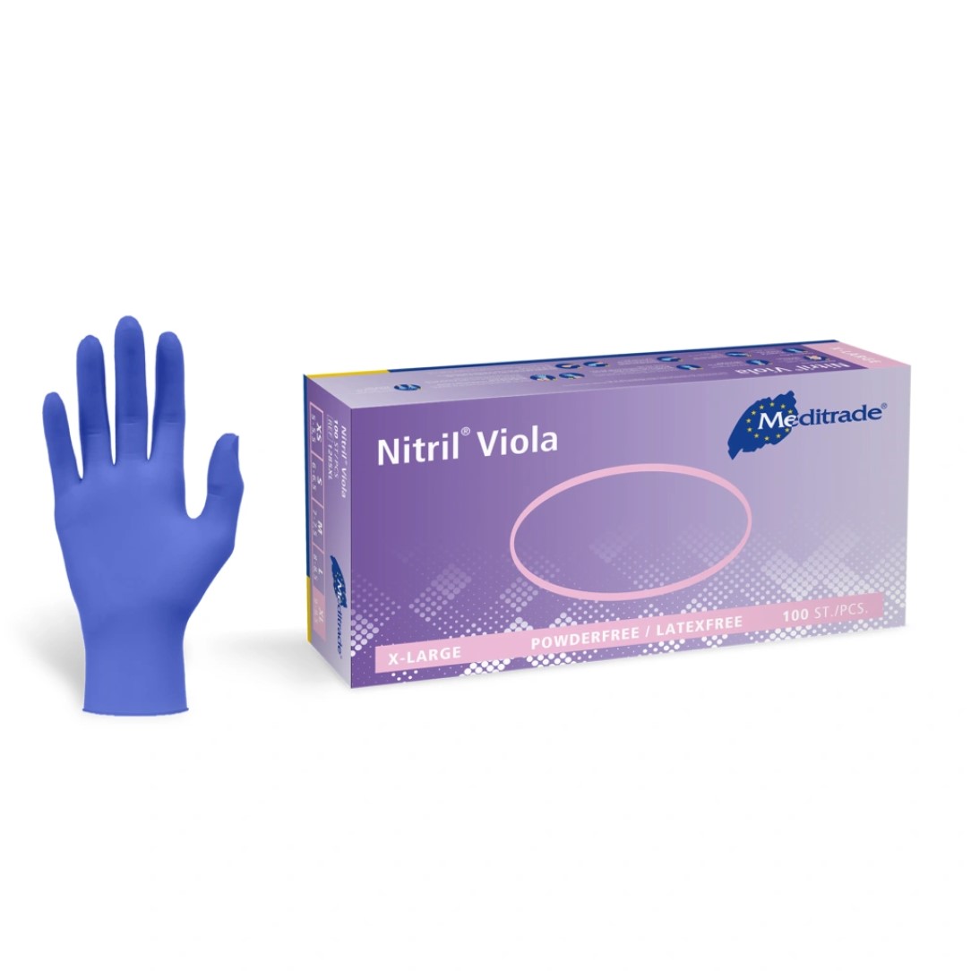 Einmal-Nitril-Untersuchungshandschuh "Nitril® Viola"