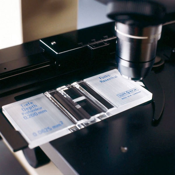 Assistent-Zählkammer nach Neubauer, improved, doppelte Teilung, mit CE-Zeichen *40442702* Assistent-Zählkammer nach Neubauer, improved, doppelte Teilung, mit CE-Zeichen *40442702*