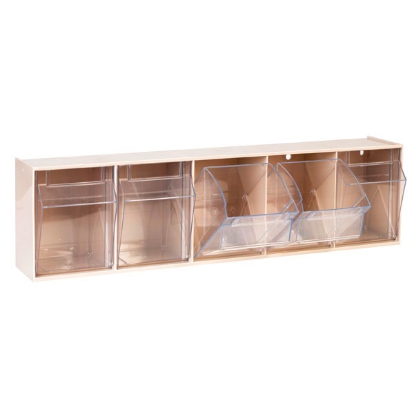 Spritzen- und Kanülenspender 5 Fächer, klein, weiß Spritzen- und Kanülenspender 5 Fächer, klein, weiß