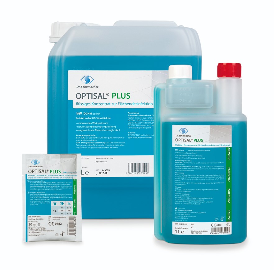 Optisal® Plus -  Konzentrat zur Flächendesinfektion und Reinigung