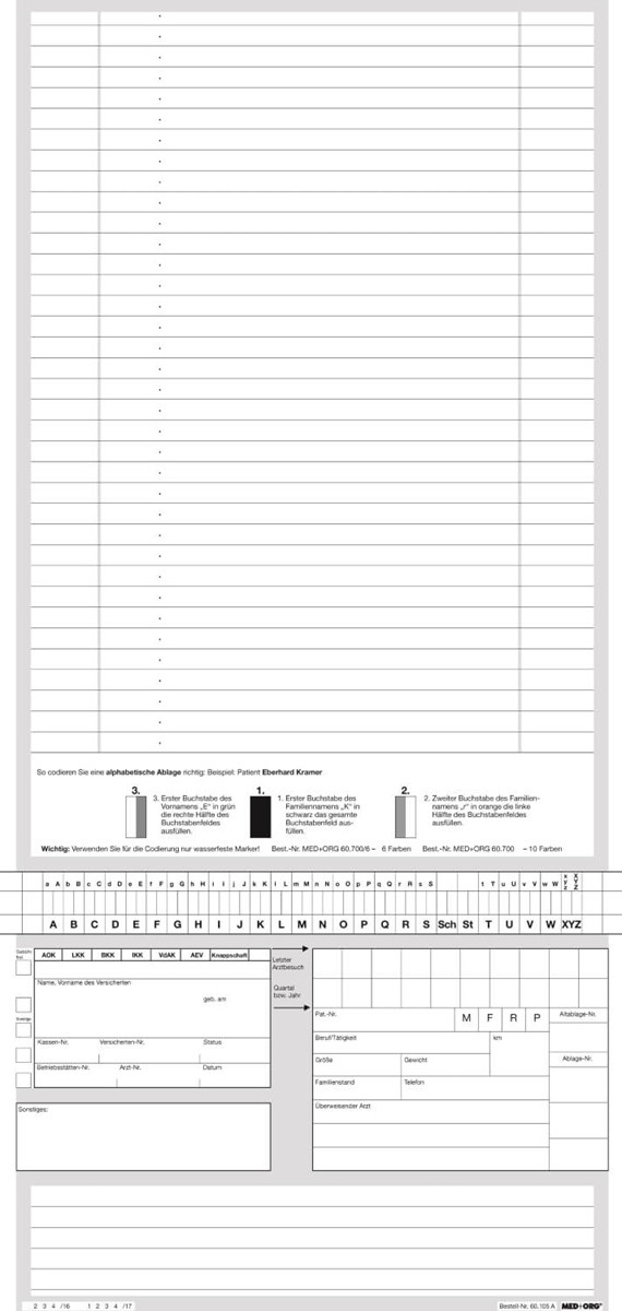 Alphanorm Karteikarten Standard, 100 St. DIN A5