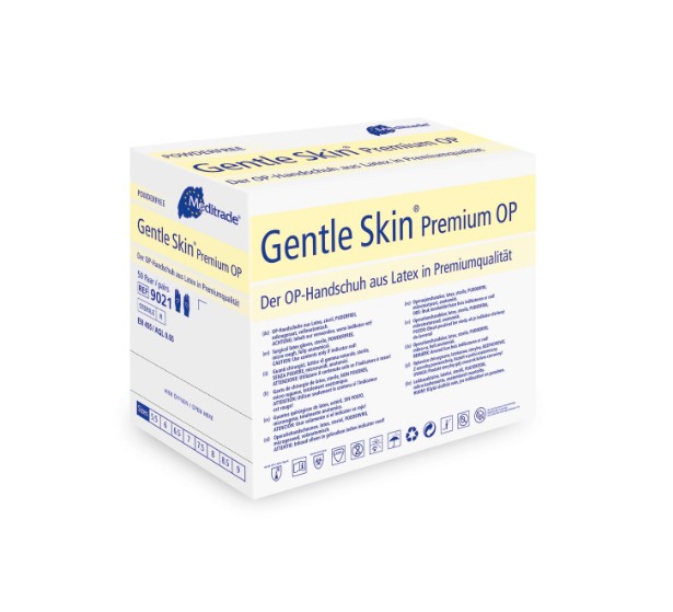 Gentle Skin Premium OP - 50 Paar OP-Handschuhe steril, puderfrei