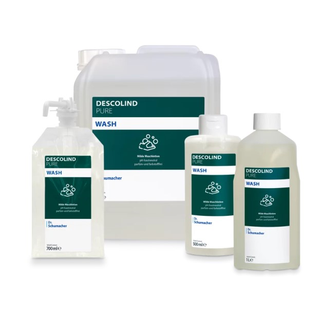 Descolind Pure Wash - Waschlotion für sensible Haut,  farb- und parfümstofffrei