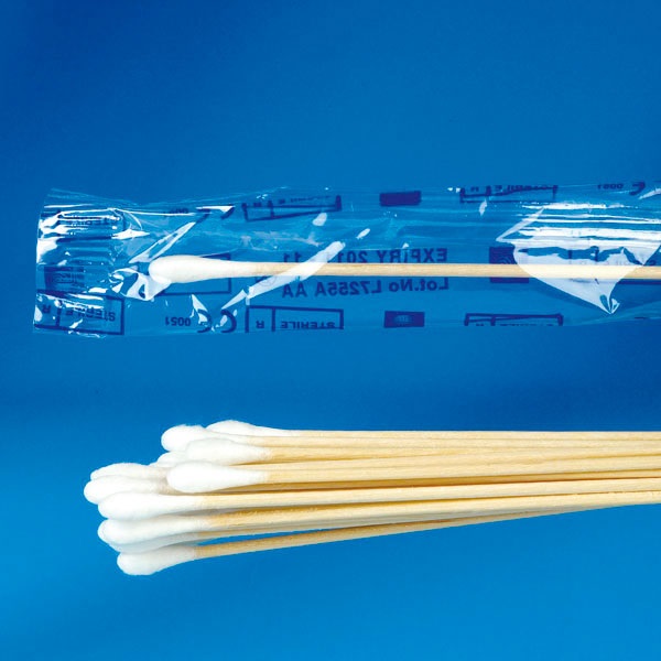 Holzwatteträger 15cm - steril 1000St. einzeln verpackt