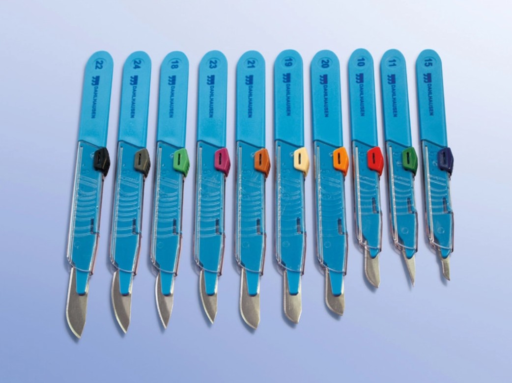 Sicherheitsskalpelle mit Klingenschutz