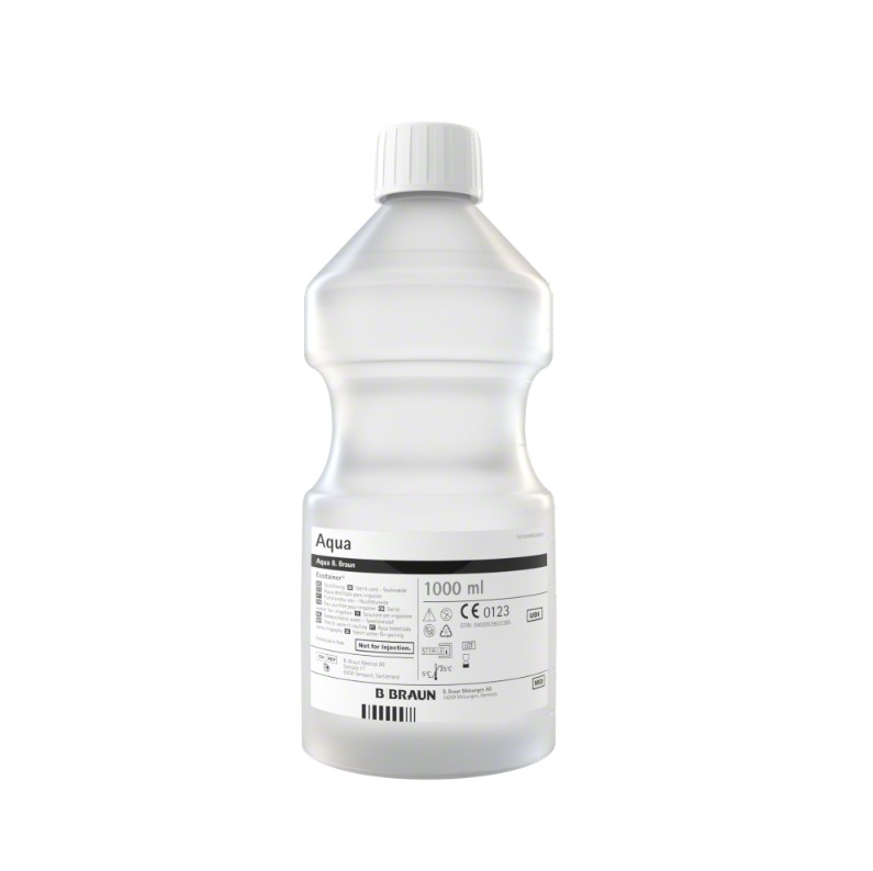 Aqua B.Braun 1l, Spüllösung 6 St. Ecotainer