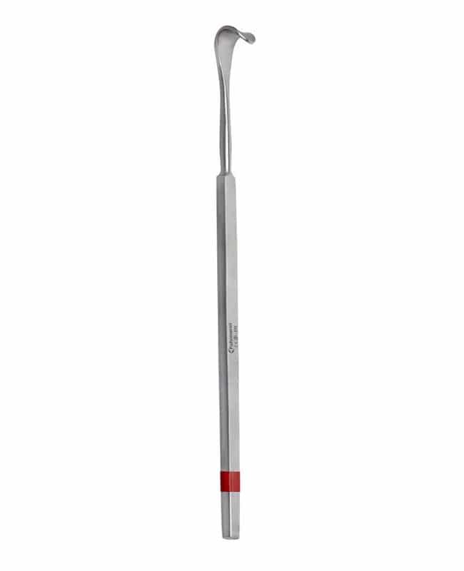 Lidhaken Desmarres 16cm zum Einmalgebrauch, 25 Stück, aus Metall