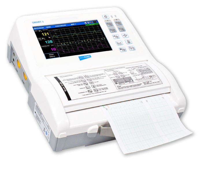 SMART 3 Fetalmonitor, Zwillingsmonitor mit 7" Touch-Screen, CTG-Analyse inkl. STV- Dokumentation SMART 3 Fetalmonitor, Zwillingsmonitor mit 7" Touch-Screen, CTG-Analyse inkl. STV- Dokumentation