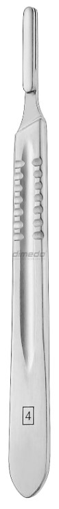 Skalpellgriff Nr. 4, 13,5cm  für Klingen von Fig. 18-25 Skalpellgriff Nr. 4, 13,5cm  für Klingen von Fig. 18-25