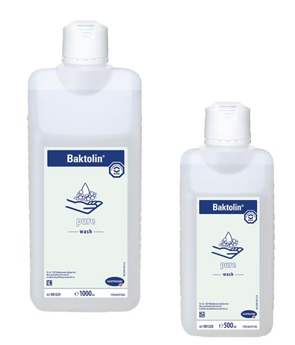 Baktolin® pure - milde, parfüm- und farbstofffreie Waschlotion mit guter Hautverträglichkeit für normale Haut.