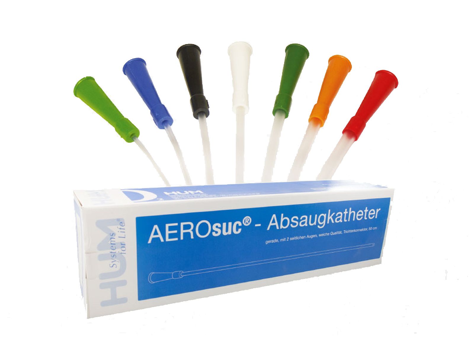 AEROsuc® Absaugkatheter-Set mit verschiedenen Größen AEROsuc® Absaugkatheter-Set mit verschiedenen Größen