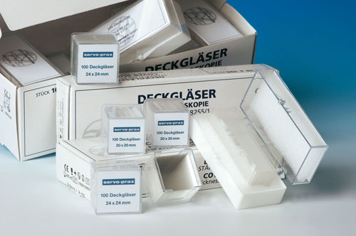 Deckgläser 18 x 18mm, 100 St. Deckgläser 18 x 18mm, 100 St.