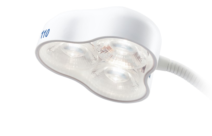 Mach LED 110 - mit Wandbefestigung 30.000 Lux, 3 LED´s (Fixfokus)