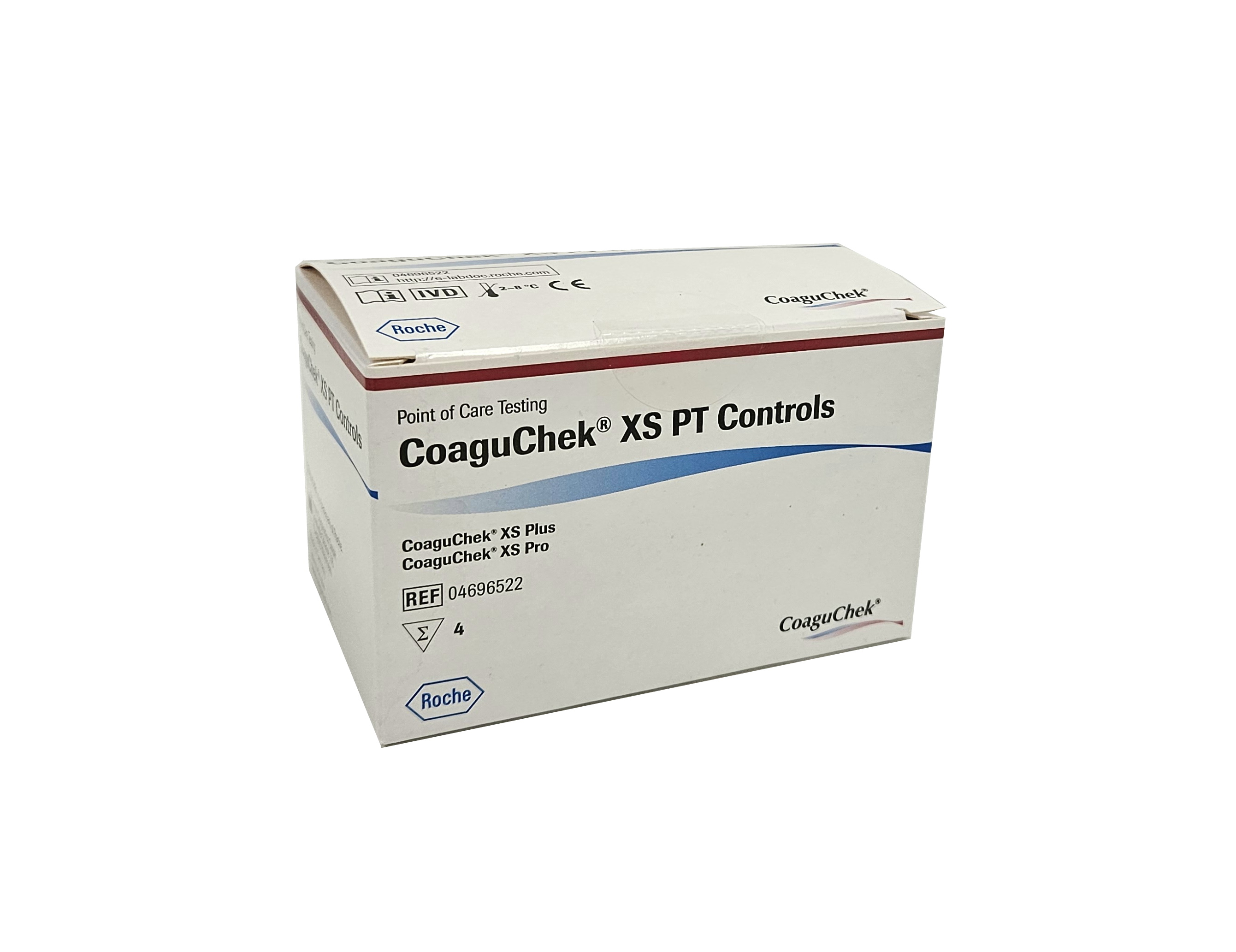 CoaguChek XS PT Controls, 4 Fläschchen á 1ml