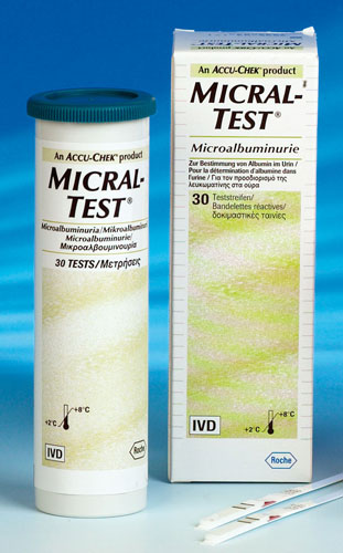 Micral-Test, 30 St. Albumintest *im Kühlschrank aufbewahren*