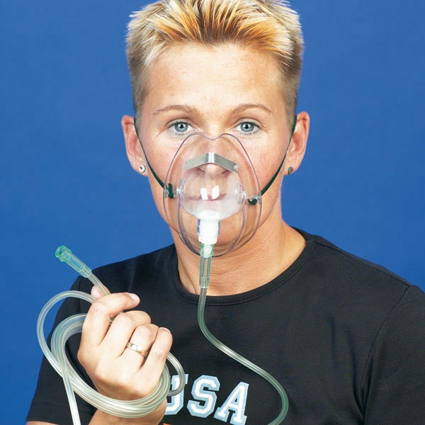 Sauerstoffmaske mit Verbindungsschlauch Sauerstoffmaske mit Verbindungsschlauch