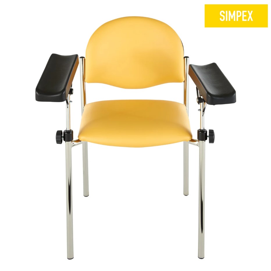 Blutentnahmestuhl Haemo-Linea Vario Ecco mit 3-fach verstellbaren Armlehnen Blutentnahmestuhl Haemo-Linea Vario Ecco mit 3-fach verstellbaren Armlehnen