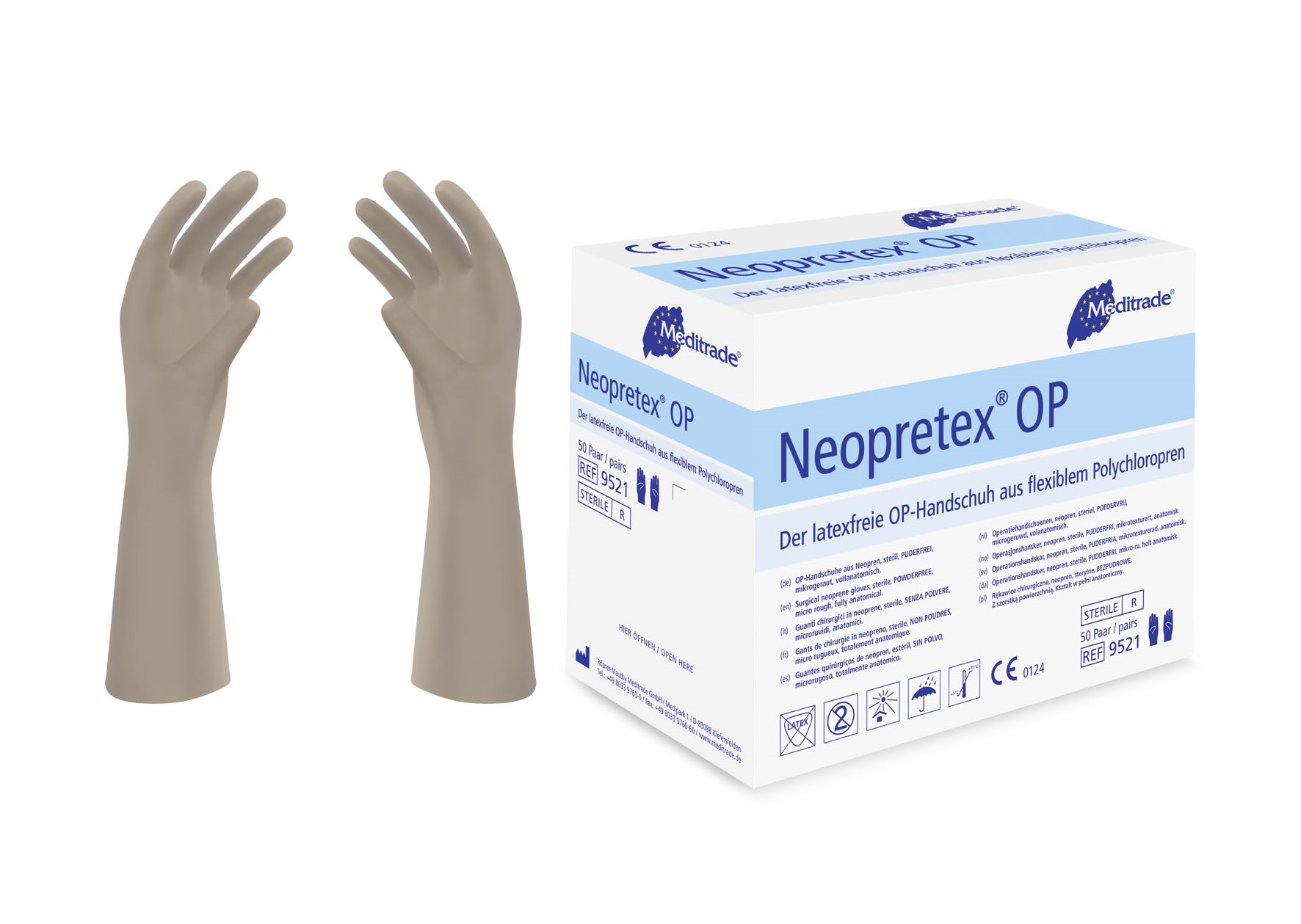 Neopretex® latexfreie OP-Handschuhe, steril