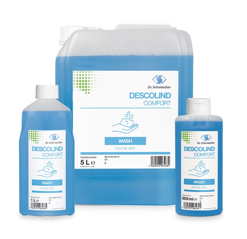 Descolind Comfort Wash - parfümhaltige Waschlotion für Haut, mit Allantoin, Rückfetter und Glycerin