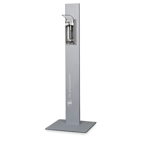 Desipoint Desinfektionssäule, fertig montiert mobile Säule mit Fuß (ohne Spender)