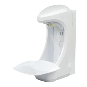 Eurospender RX 5 T (1,5 ml Hub) mit Rückwand und weißer Abtropfschale, inkl. Batterien