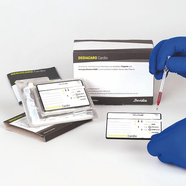 Cleartest® Cardio Rapid -  hFABP und Troponin I Test Cleartest® Cardio Rapid -  hFABP und Troponin I Test