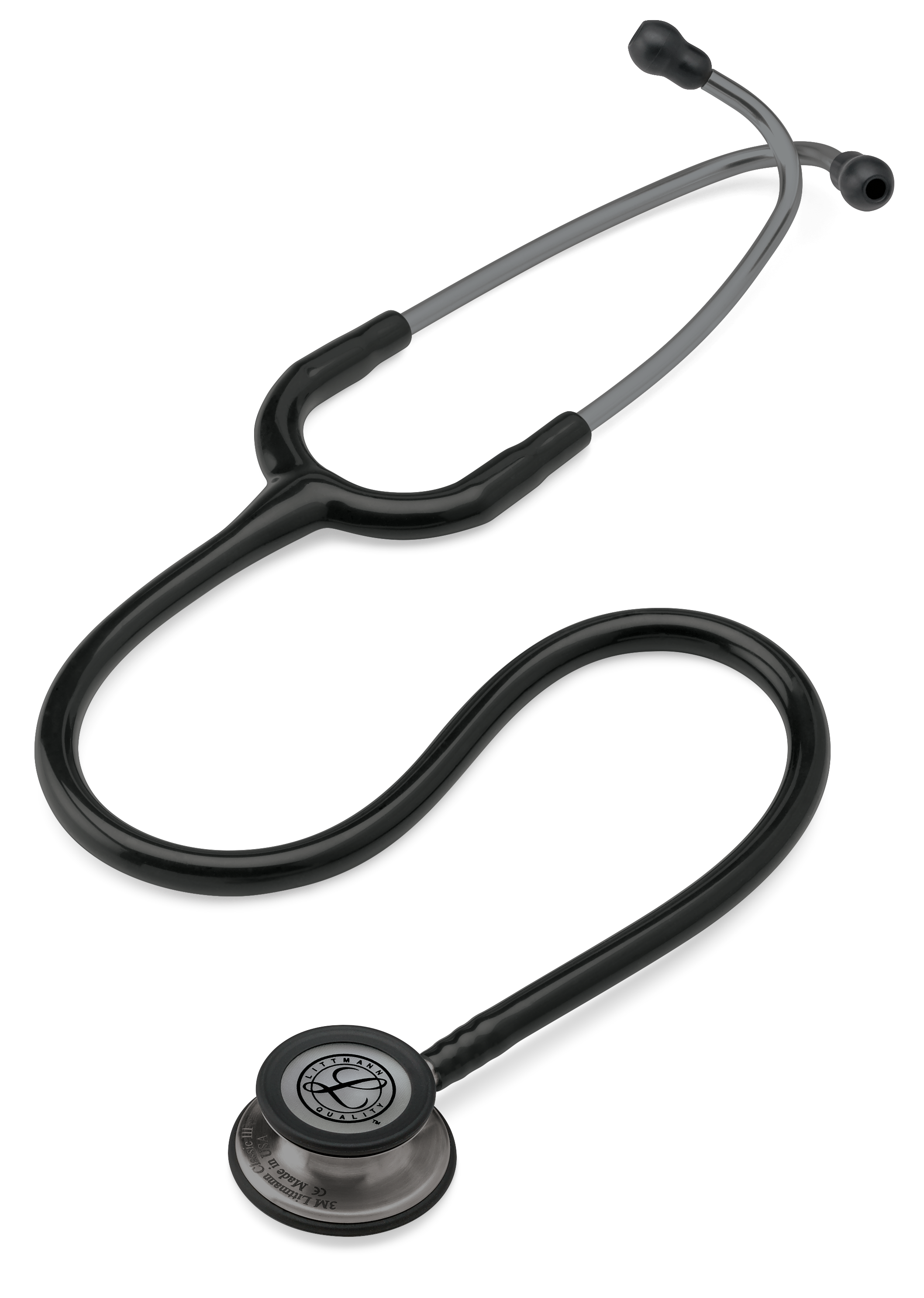 3M Littmann Classic III Stethoskop Ohrbügel und Bruststück Smoke Finish